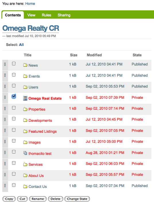 Omega realty cr